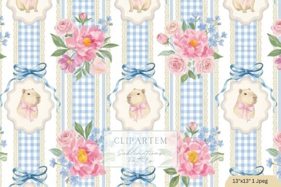 Coquette Capybara Cottagecore Pattern Guide