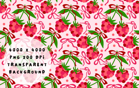 Coquette Raspberry Fruits Pattern Guide