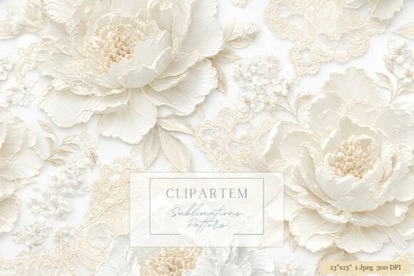 Elevate Designs with White Peony Lace