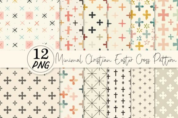 Elevate Your Easter Projects with a Minimal Christian Cross Pattern