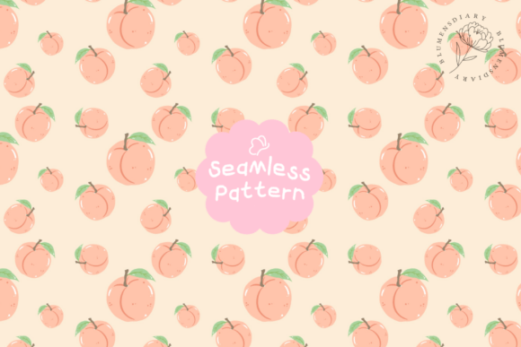 Evaluating the Kawaii Fruit Seamless Pattern Peaches for Creative Projects