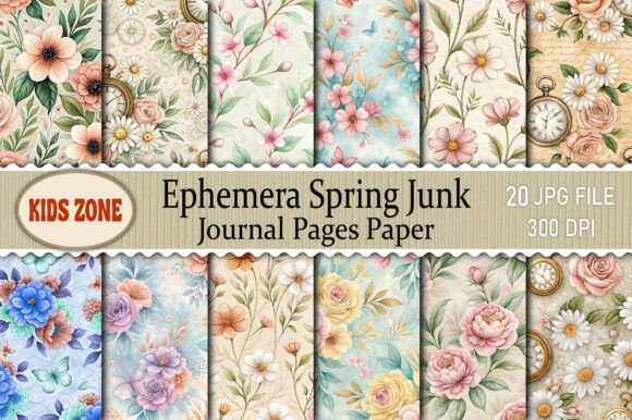 Evaluating the Practical Value of Ephemera Spring Junk Journal Pages Paper