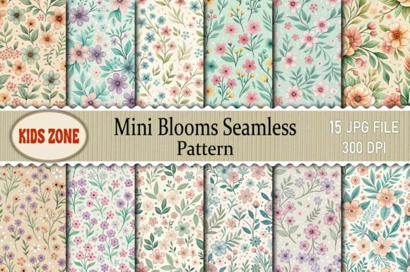 Mini Blooms Seamless Pattern: Fresh Designs for You