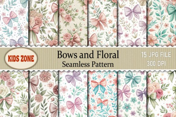 Unlocking Creativity with Bows and Floral Seamless Pattern Designs