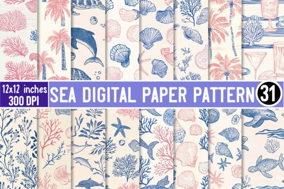 Unlocking Ocean Creativity: A Smart Guide to Using Sea Digital Paper Patterns