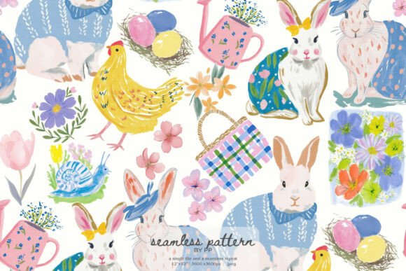 Unlocking the Charm of a Storybook Easter Pattern for Your Spring Projects